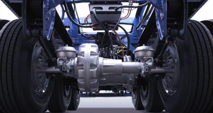 Un eje de tracción eléctrico